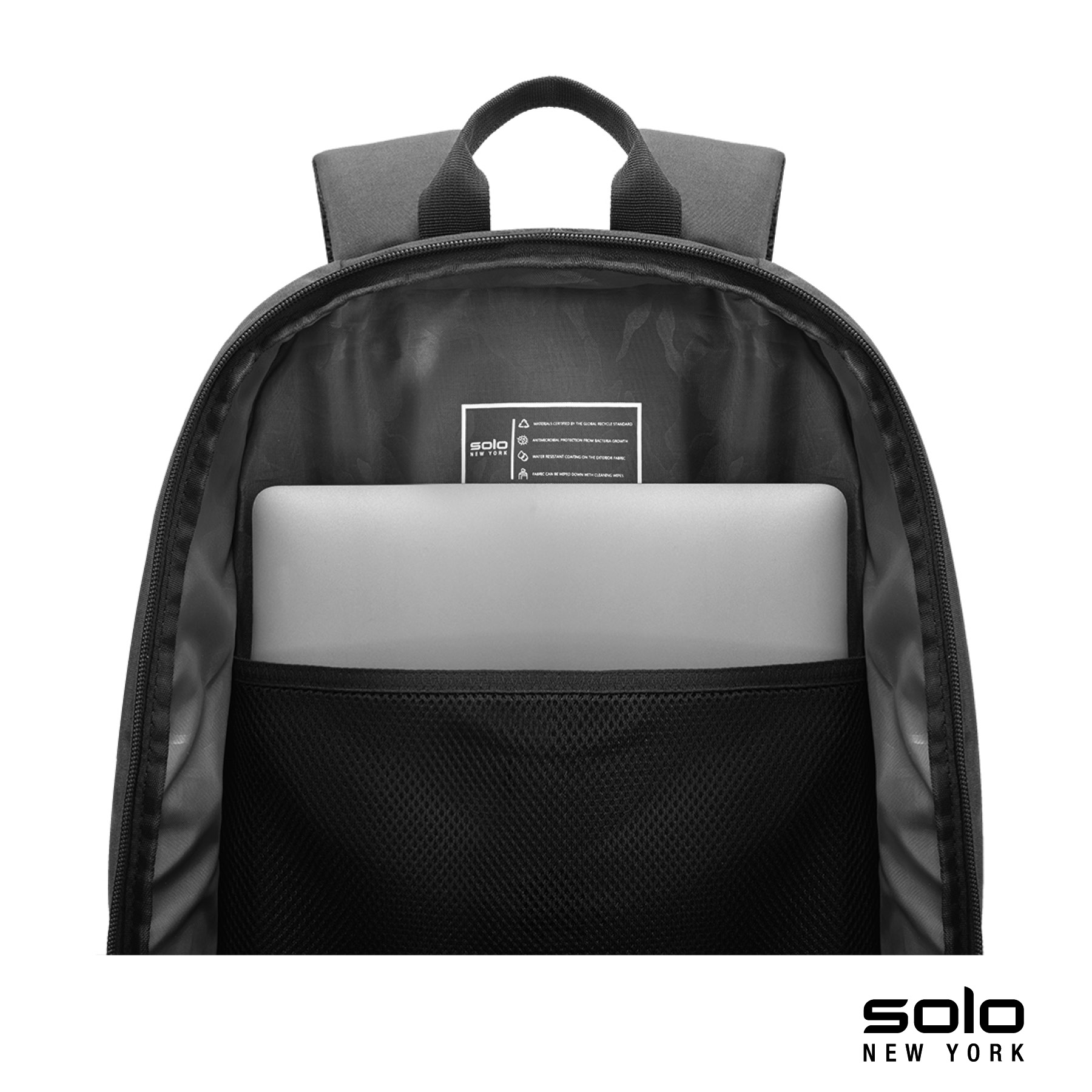 Solo New York Bleecker Recycled Rolling Backpack 26