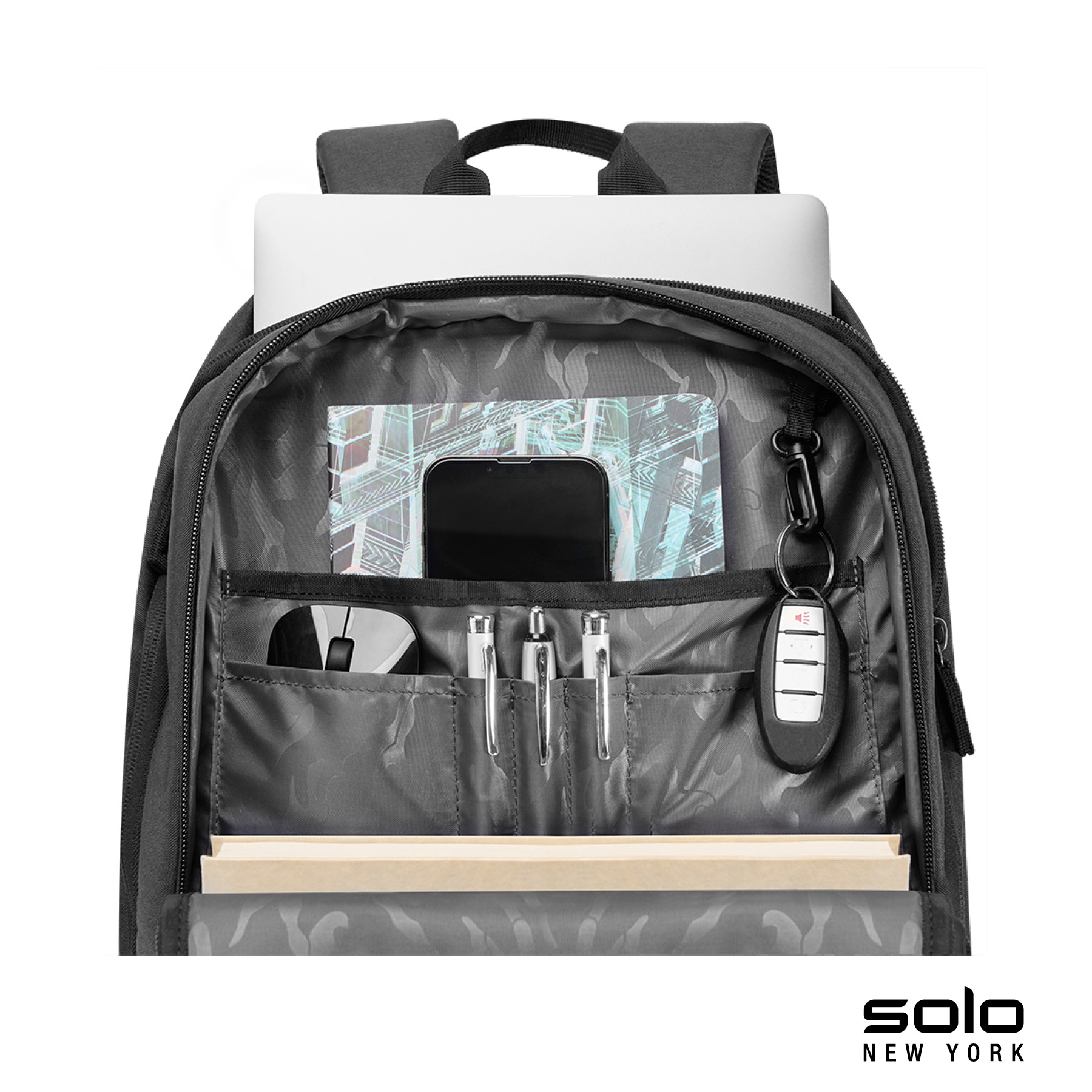 Solo New York Bleecker Recycled Rolling Backpack 18