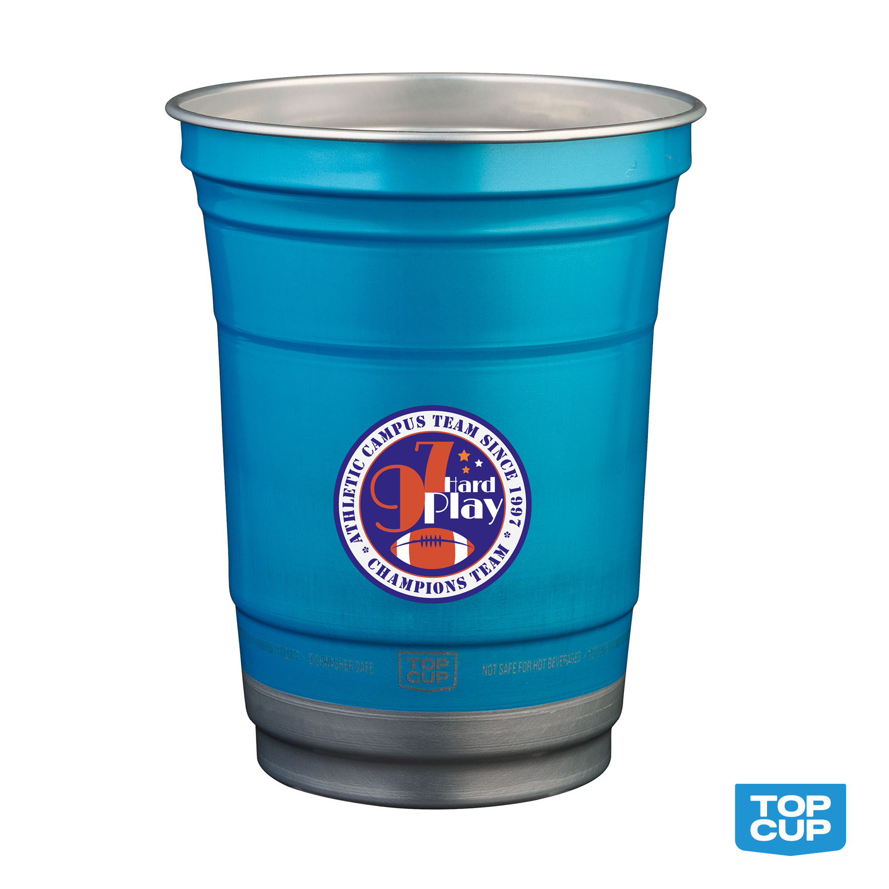 Top Cup™ 16 oz. Recycled Aluminum Stadium Cup 18