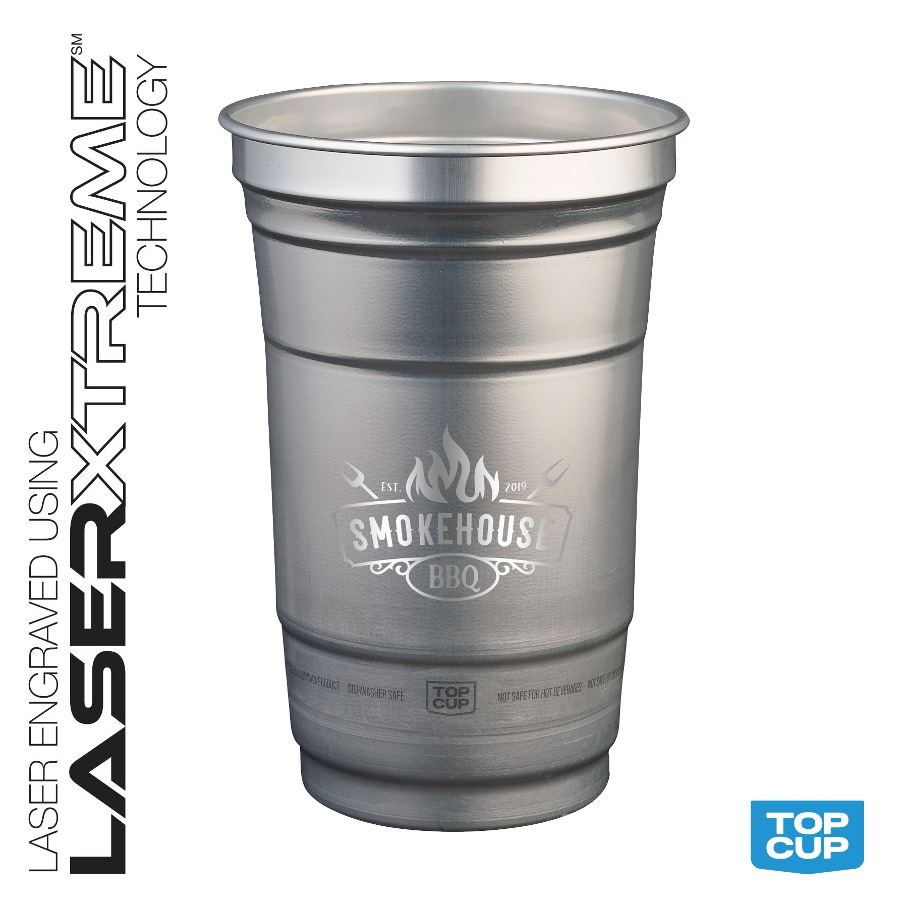 Top Cup™  20 oz. Recycled Aluminum Stadium Cup 21