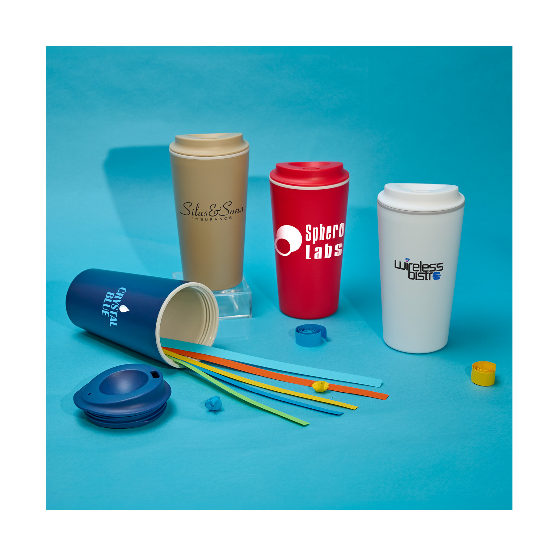 Kenzie 16 oz. Double Wall Recycled Polypropylene Coffee Tumbler 29