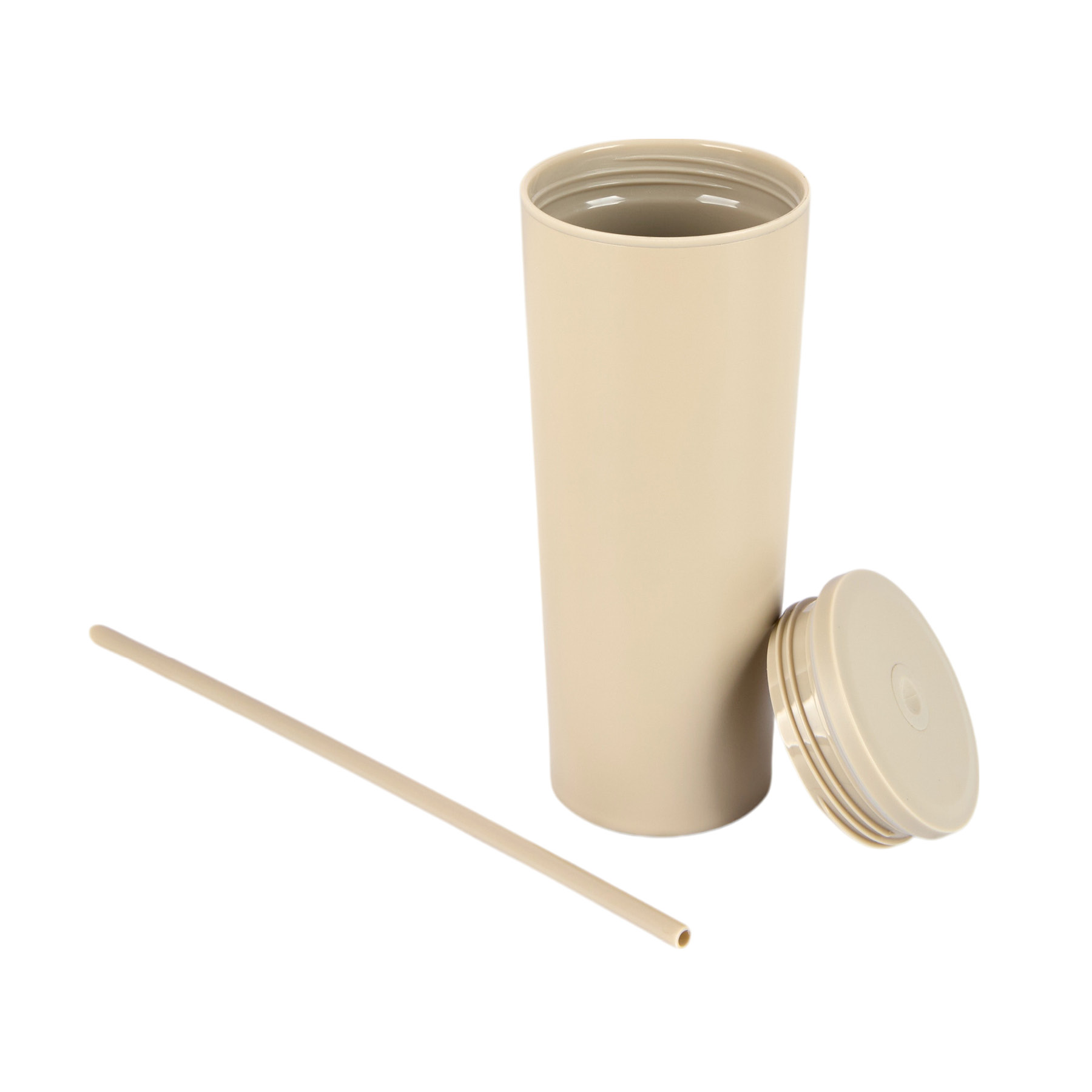Bayard 24 oz. Double Wall Steel/PP Liner Straw Tumbler 25