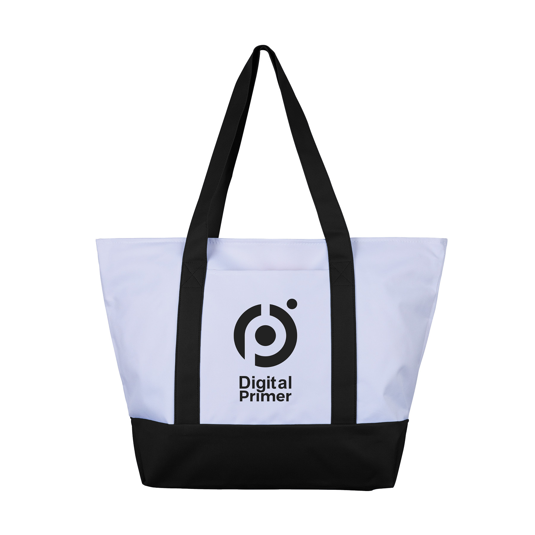 Bay View Recycled Giant Zipper Beach Tote 8