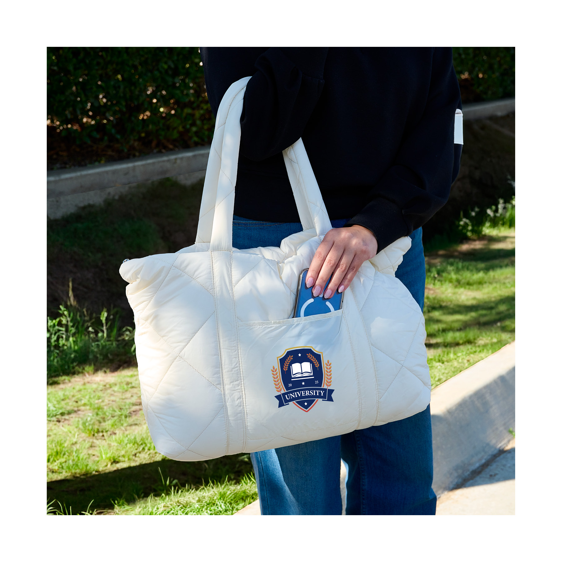 Nimbus Puffer Tote, custom tote bag with logo imprint 27