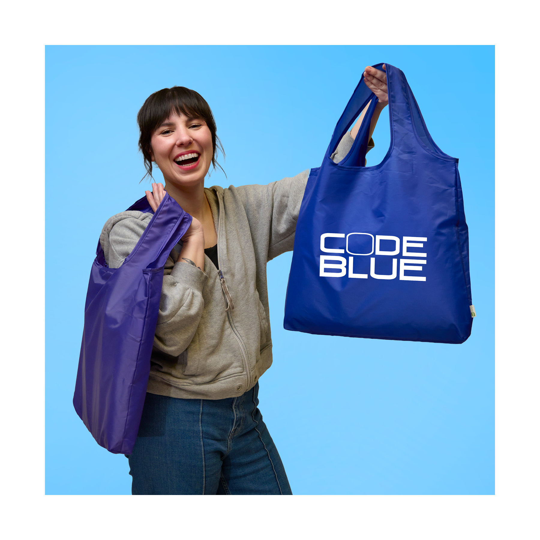 Joey Recycled (RPET) Foldable Grocery Tote 21