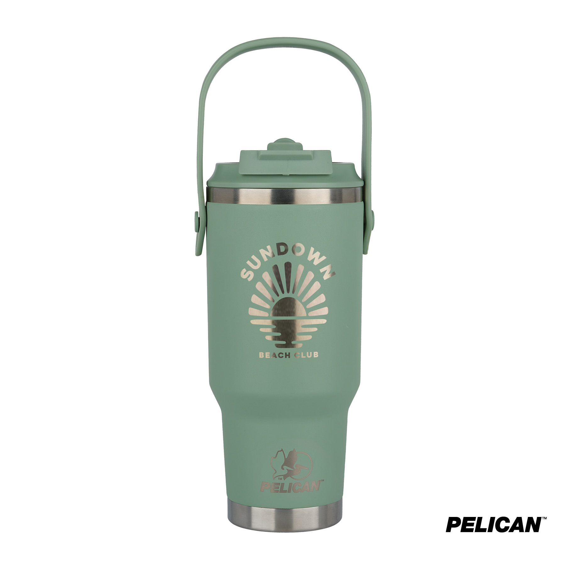 Pelican Porter™ Dual Swing 30 oz. Recycled Double Wall Stainless Steel Tumbler 55