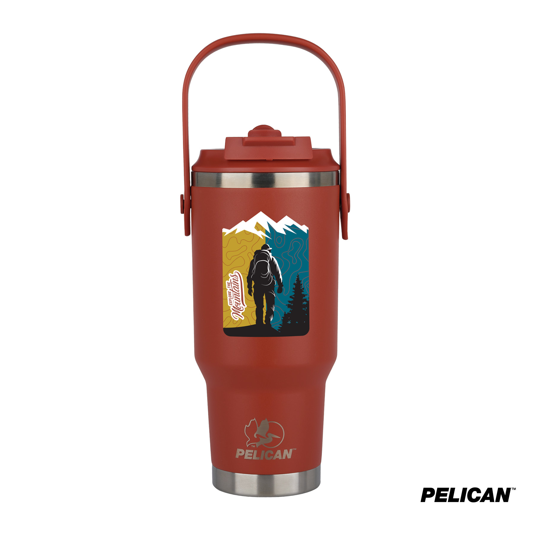 Pelican Porter™ Dual Swing 30 oz. Recycled Double Wall Stainless Steel Tumbler 75