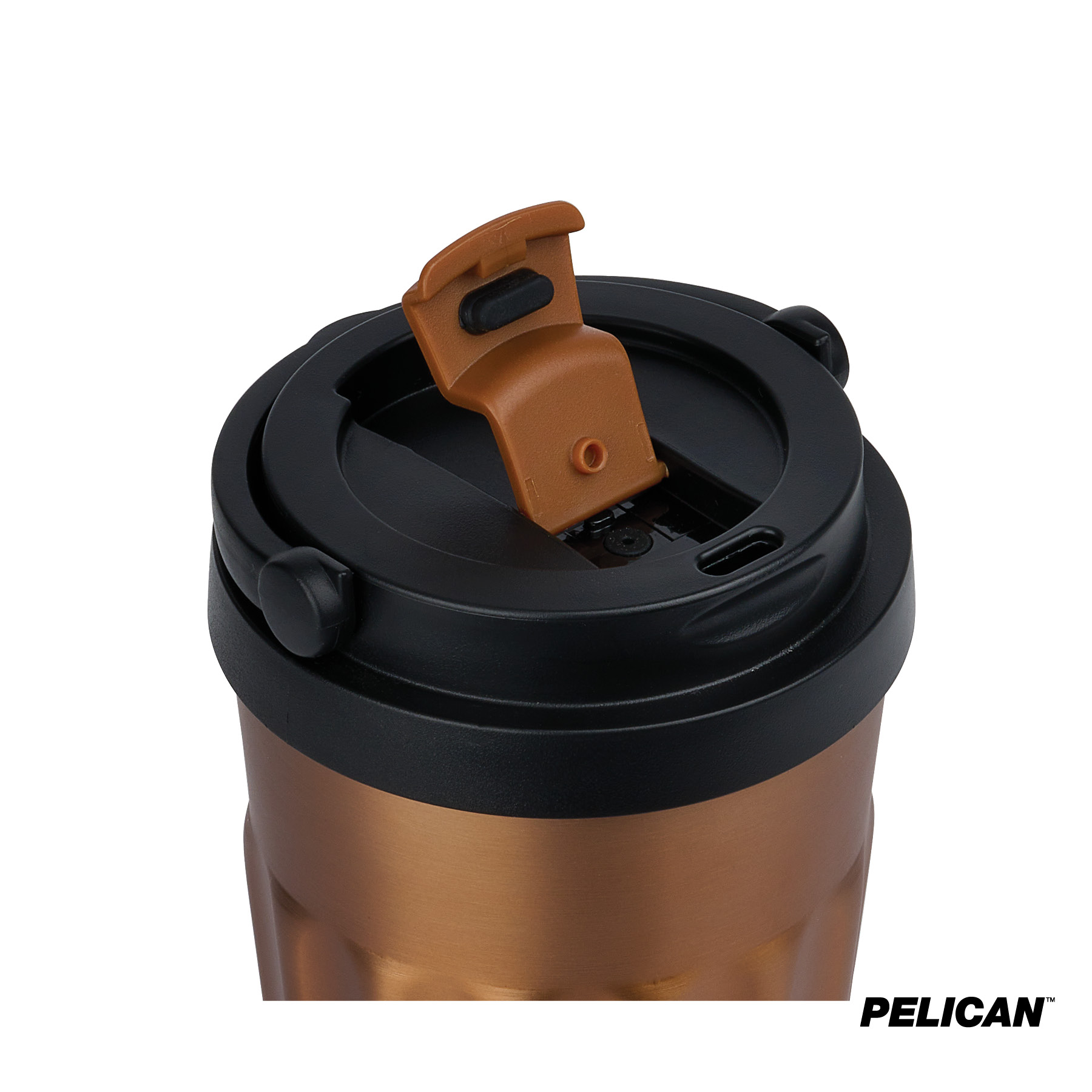 Pelican Dayventure™ 17 oz. Recycled Double Wall Stainless Steel Handle Lid Travel Tumbler 32