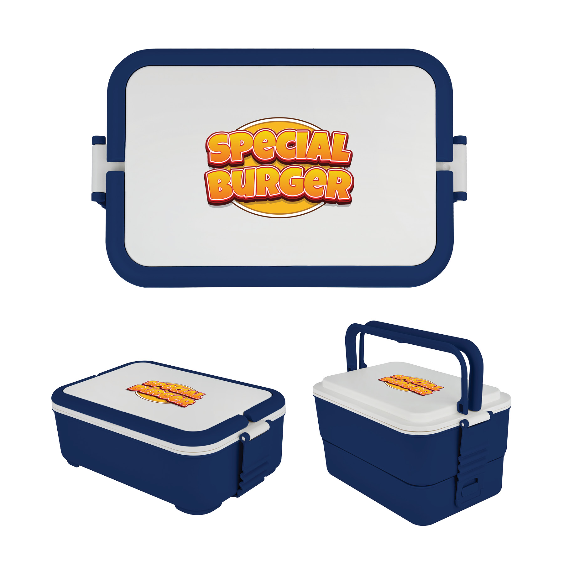 Wesley Recycled PP Bento / Lunch Box Set 7