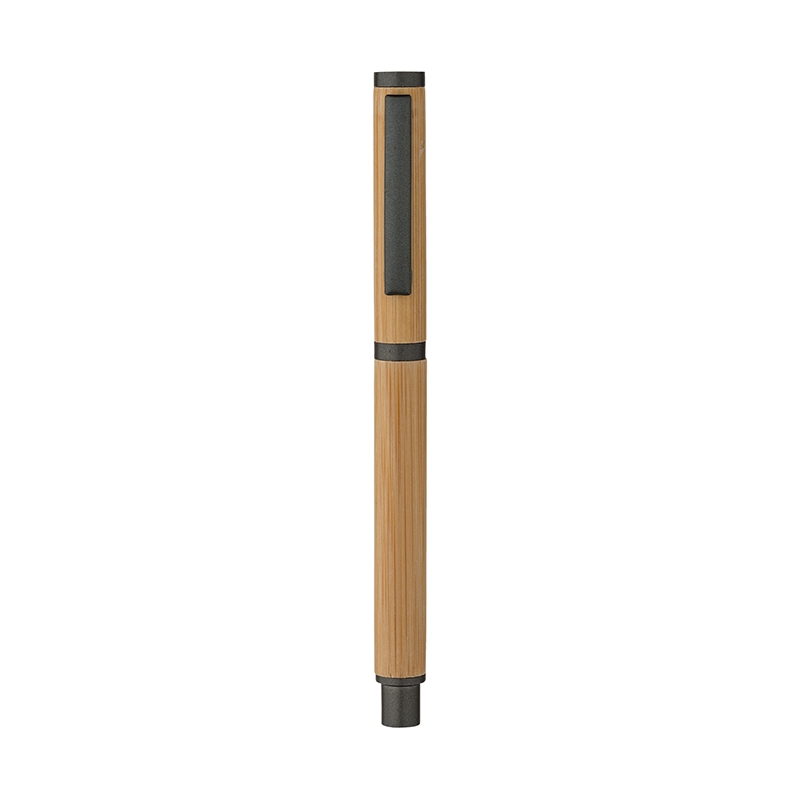Hana Bamboo Cap-Off Ballpoint Pen