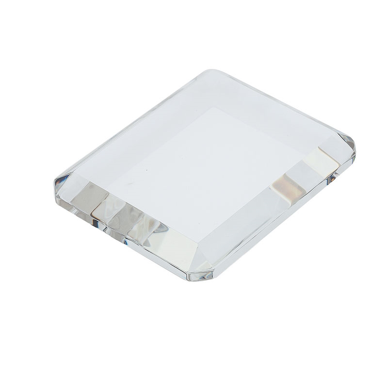 Prato Rectangle Crystal Paperweight
