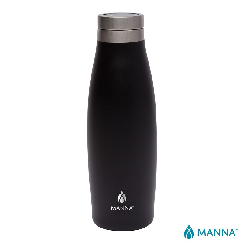 Manna™ 18 oz. Oasis Stainless Steel Water Bottle w/ Marble Lid