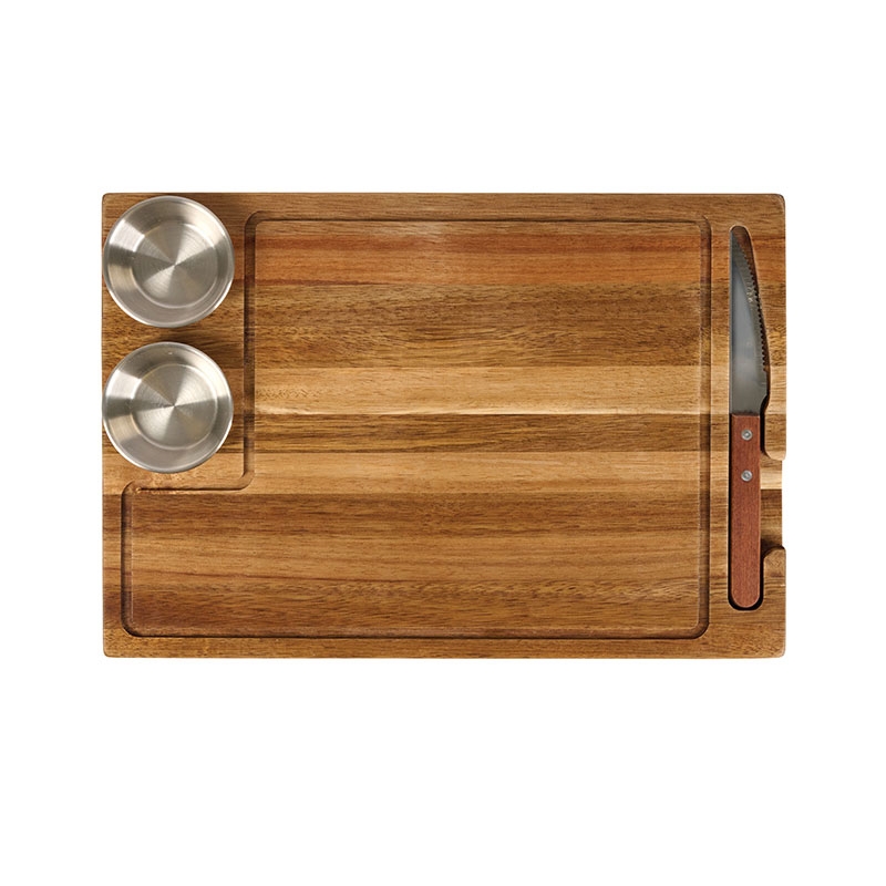Arthur 4-Piece Acacia Wood Steak Board