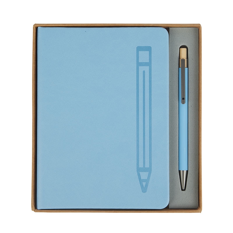 Manhattan II Gift Set w/ Magnetic Journal & Recycled Pen 92