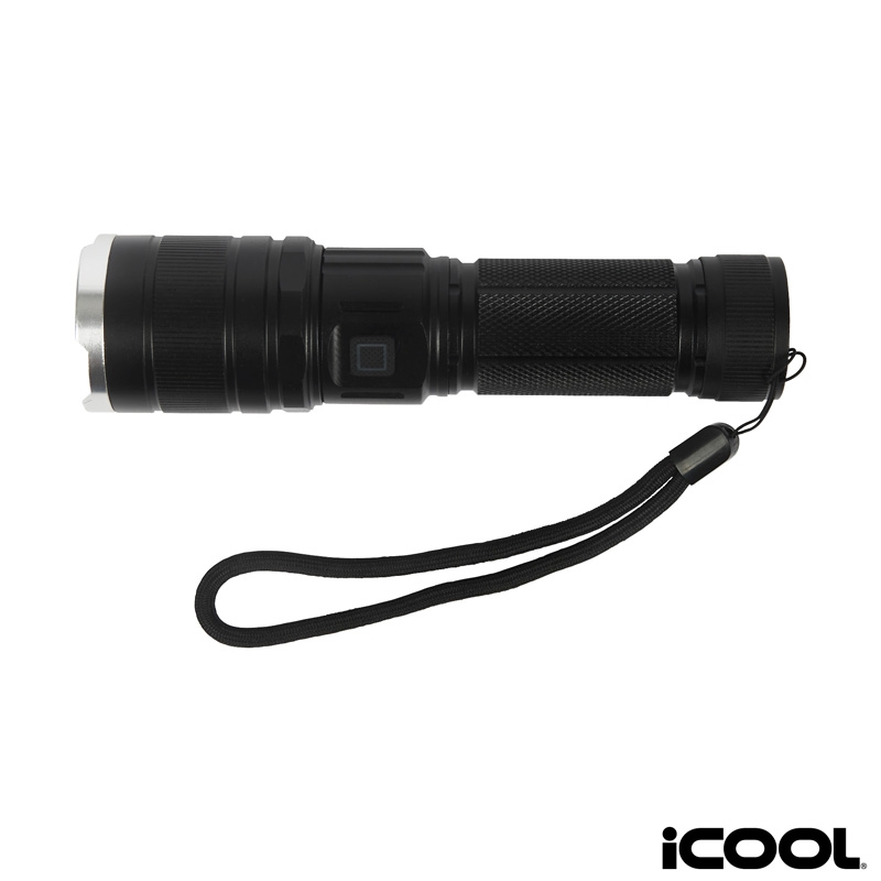 iCOOL Telluride Rechargeable 480-Lumen Aluminum Tactical Flashlight