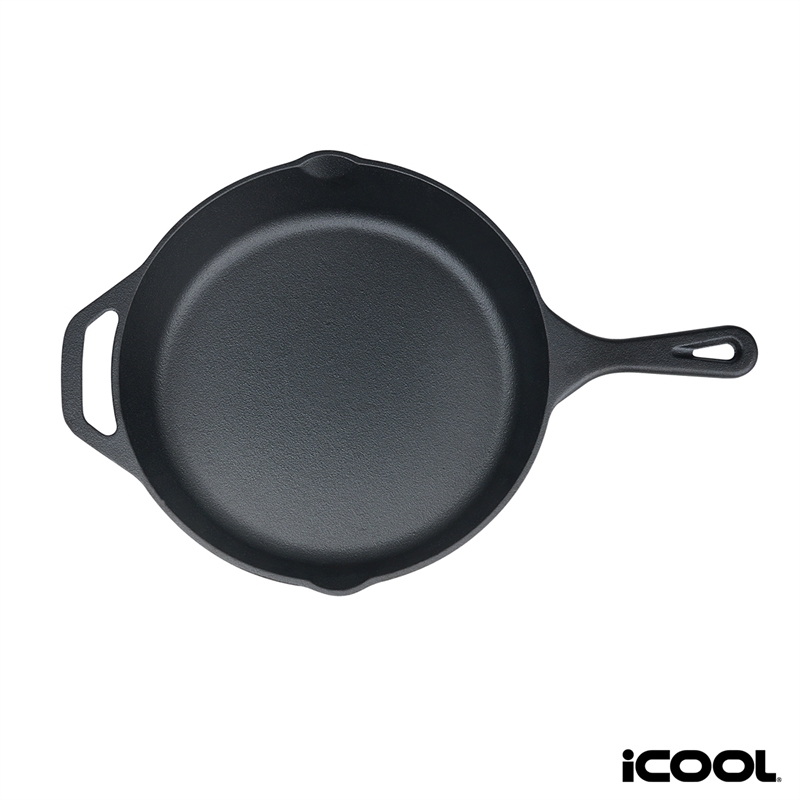 iCOOL® Anchorage 10” Cast Iron Skillet / Frying Pan