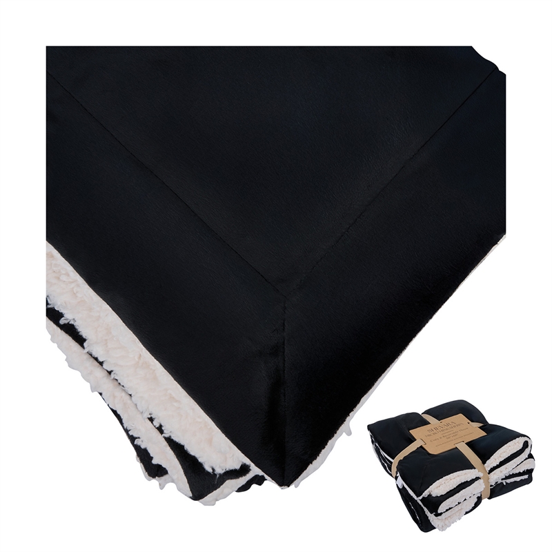 Brookline Micro Mink Sherpa Blanket