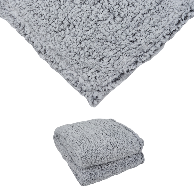 St. Cloud  50" x 60" Frosted Sherpa Blanket