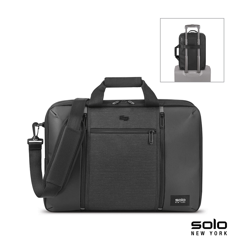 Solo New York Highpass Hybrid Briefcase Backpack custom promotional product