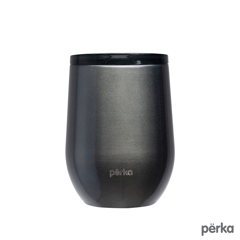 Perka® Taylor 12 oz. Double Wall, Stainless Steel Wine Mug