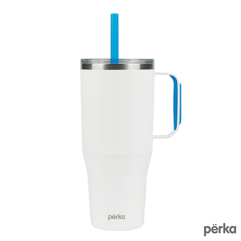 Perka® Portofino 36 oz. Double Wall Recycled Stainless Steel Travel Mug 21