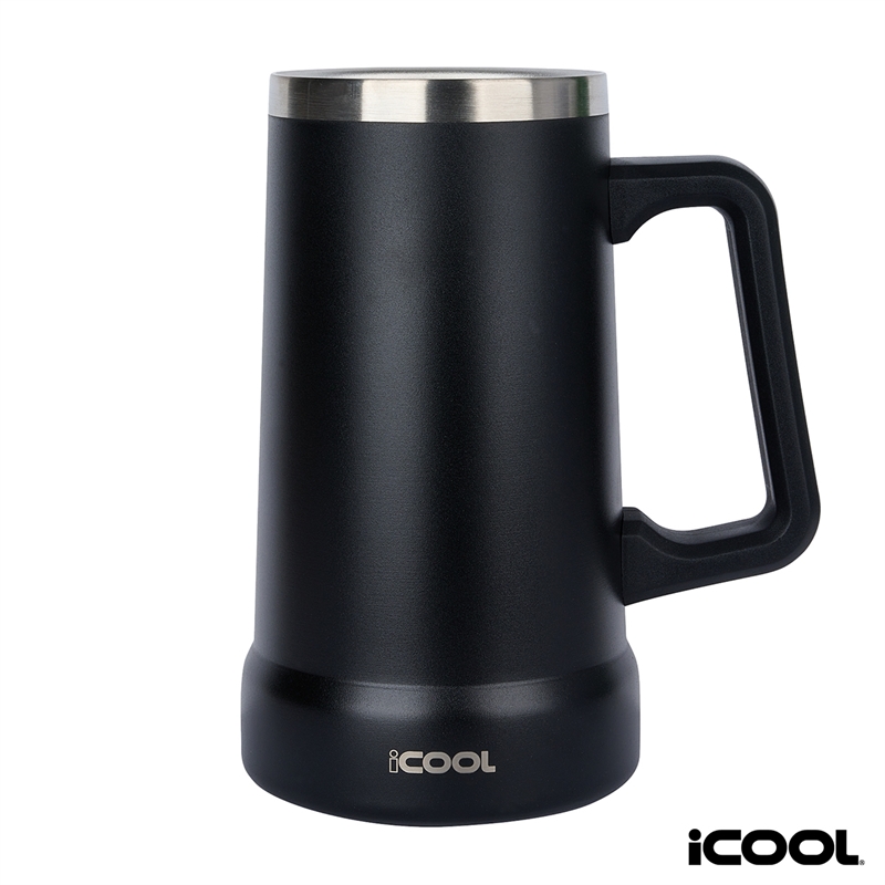 iCOOL® Breckenridge 24 oz. Double Wall Stainless Steel Beer Stein
