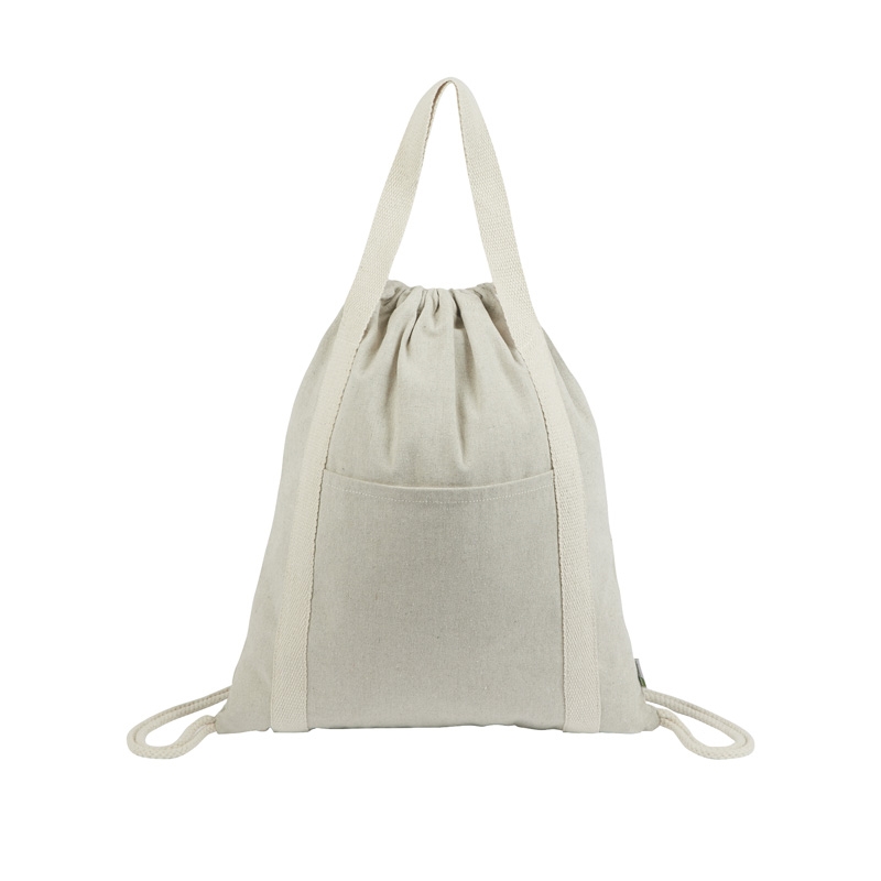 Renew II 9 oz. Recycled Cotton Drawstring Bag