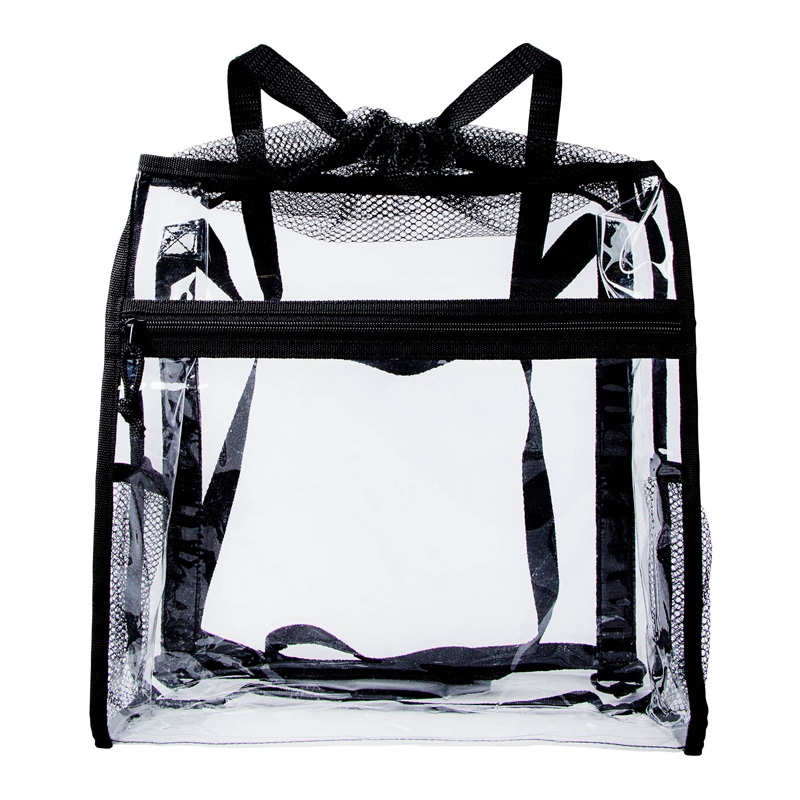 Ramsey Clear Drawstring Backpack