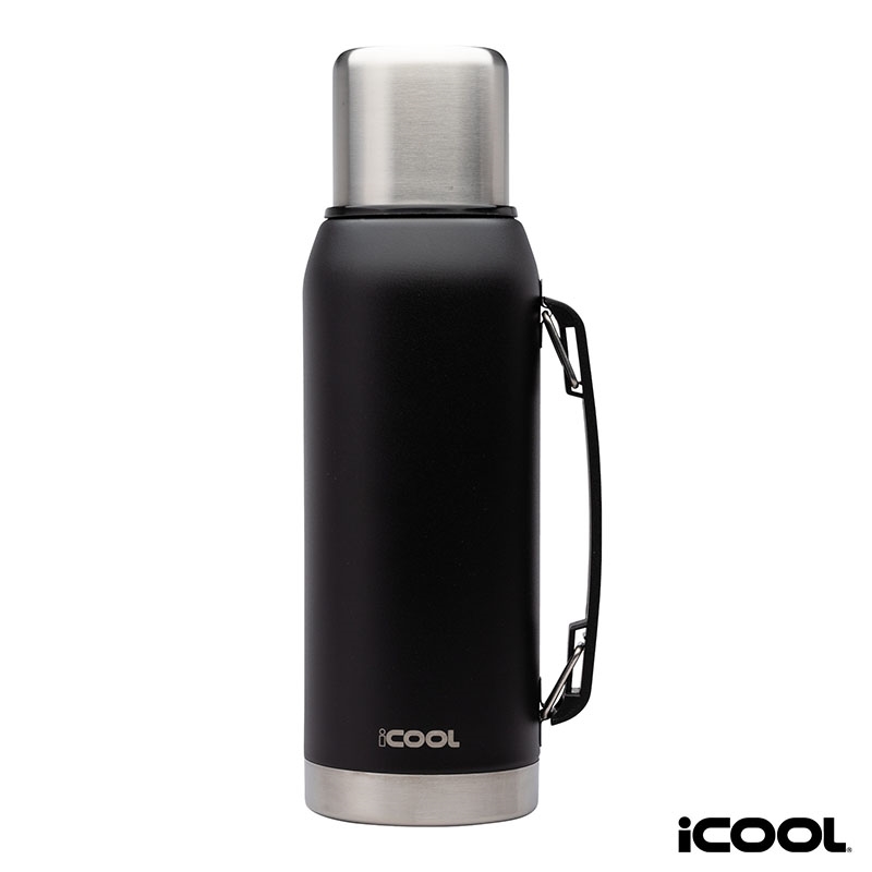 iCOOL® Silverton 34 oz. Double Wall, Stainless Steel Water Bottle