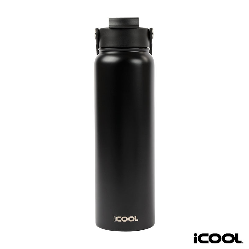 iCOOL® Glenwood 35 oz. Double Wall, Recycled Stainless Steel Water Bottle