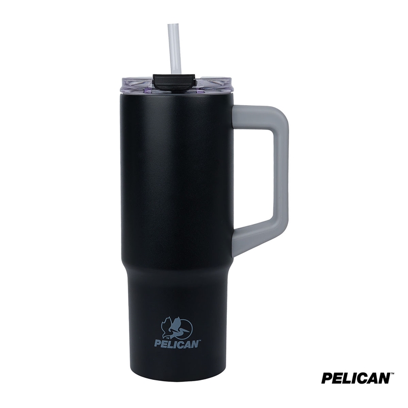 Pelican Dayventure™ 24 oz. Recycled Double Wall Stainless Steel Double Lid Travel Tumbler