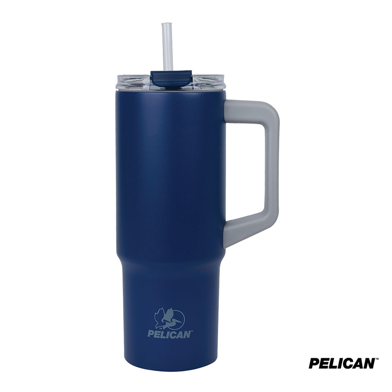 Pelican Dayventure™ 24 oz. Recycled Double Wall Stainless Steel Double Lid Travel Tumbler 30