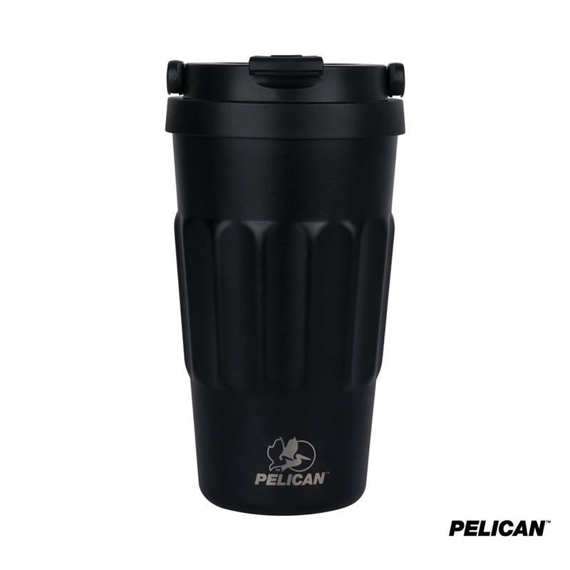 Pelican Dayventure™ 17 oz. Recycled Double Wall Stainless Steel Handle Lid Travel Tumbler
