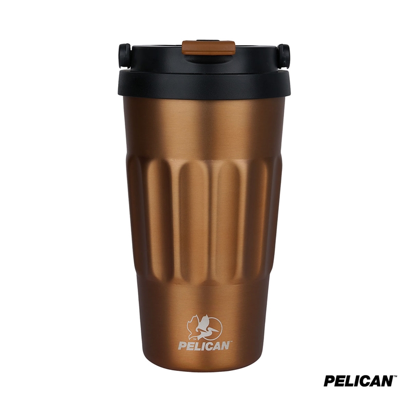 Pelican Dayventure™ 17 oz. Recycled Double Wall Stainless Steel Handle Lid Travel Tumbler 29
