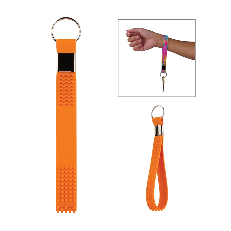 Fefe Tactile Fidget Keychain Wristlet 18