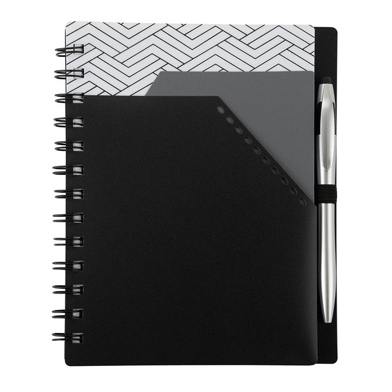 Trapezoid Junior Notebook w/  Stylus Pen
