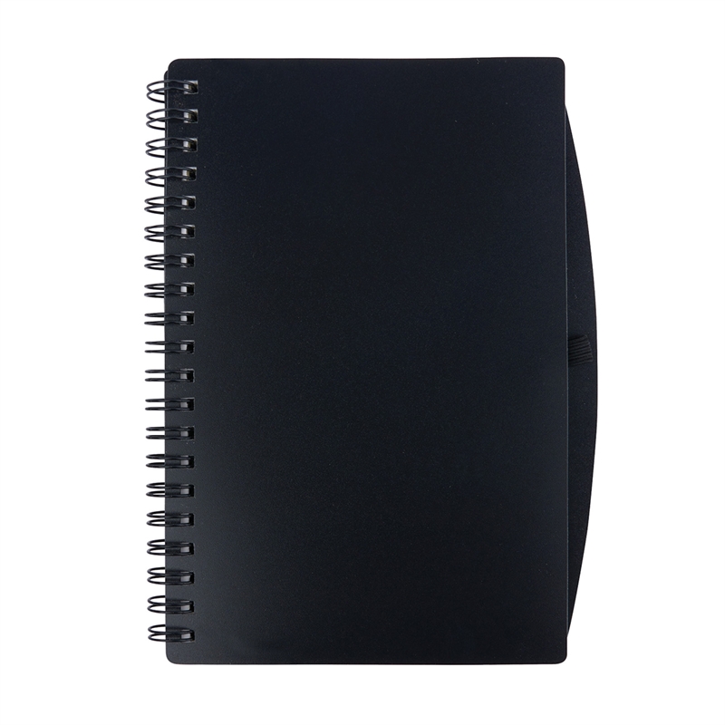 Bates Spiral FSC® Notebook With Sticky Notes and Flags