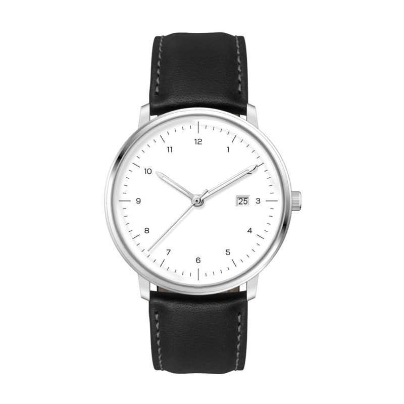 39MM SS  SILVER CASE, 3-HAND MVT, DTE 1