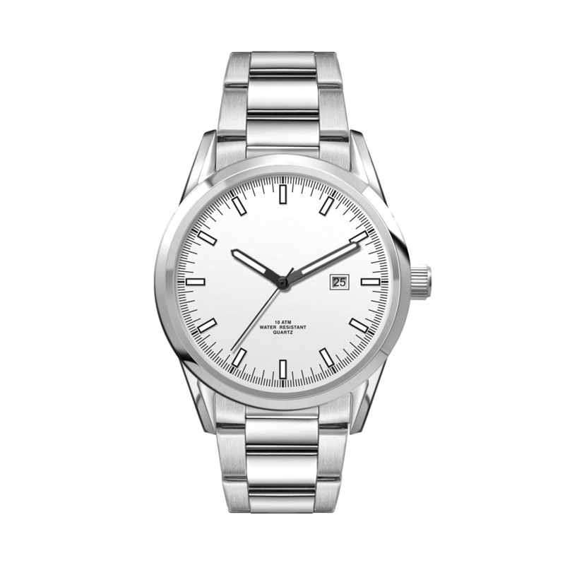 42MM SS, SILVER CASE, 3-HAND MVT, DTE 5